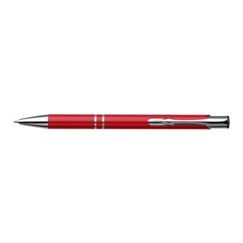 Aluminium ballpen Albacete red