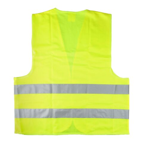 Polyester (150D) safety jacket Arturo yellow