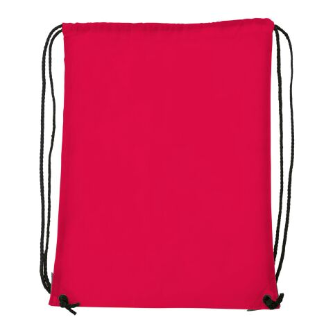 Polyester (210D) drawstring backpack Steffi red