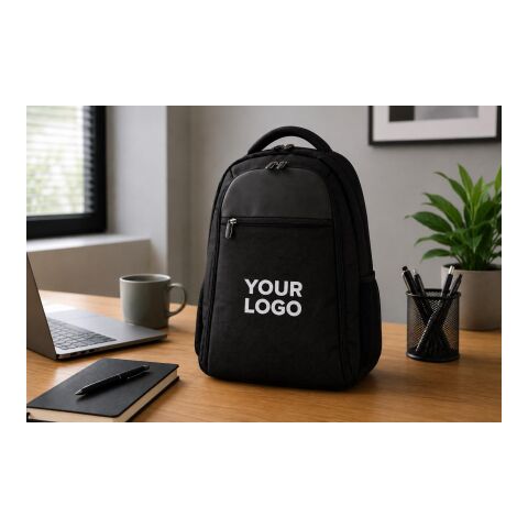 Polyester (1680D) backpack Ivan black