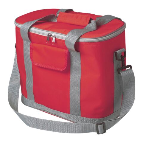Polyester (420D) cooler bag Juno red