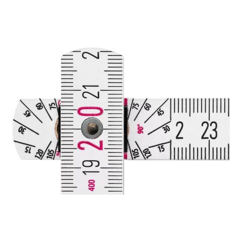 Wooden Stabila foldable ruler Jessica white