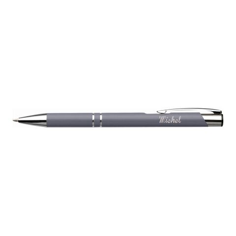 Recycled aluminium ballpen Kamari grey