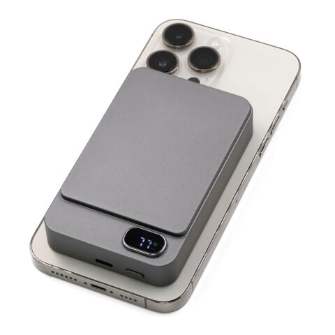 BrandCharger Powerwave 10000 wireless powerbank gun metal