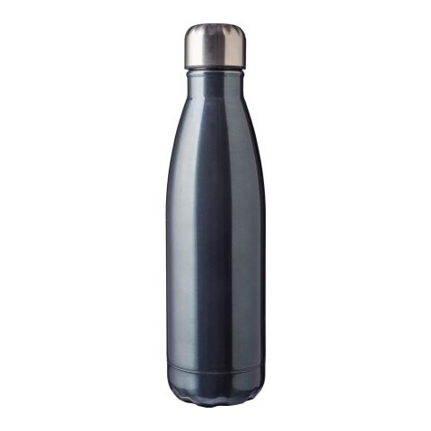 Recycled stainless steel single-walled flask 650 ml Cliff blue