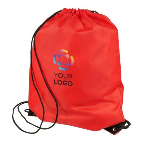 Polyester (210D) drawstring backpack Isolde yellow