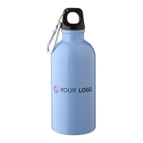 Recycled stainless steel single walled bottle (400 ml) Sable silver
