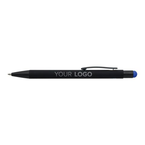 Recycled aluminium rubberized ballpen Formentera white