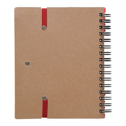 Recycled paper notebook Angela red