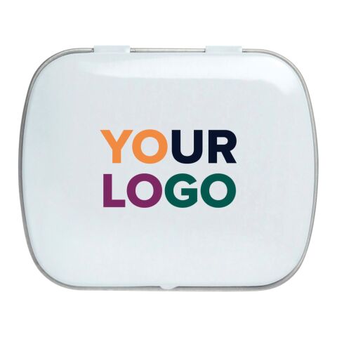 Tin case with mints Rocco white