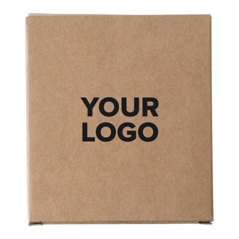 Cardboard box with chalk Orville brown