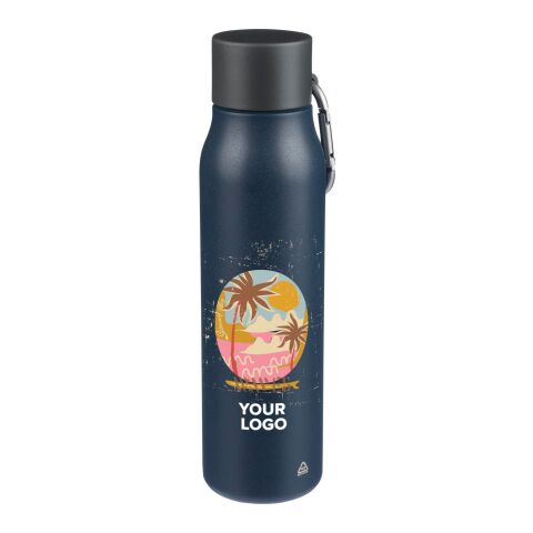 Recycled stainless steel drinking bottle (600 ml) Cassian white