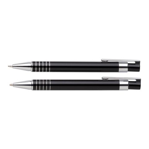 Aluminium writing set Yolanda black