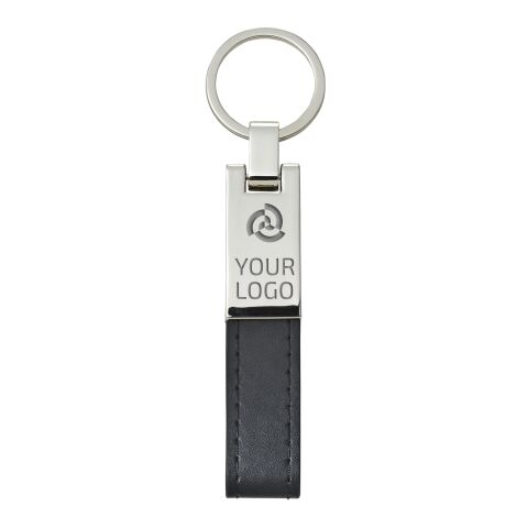 Steel and PU key holder Keon black
