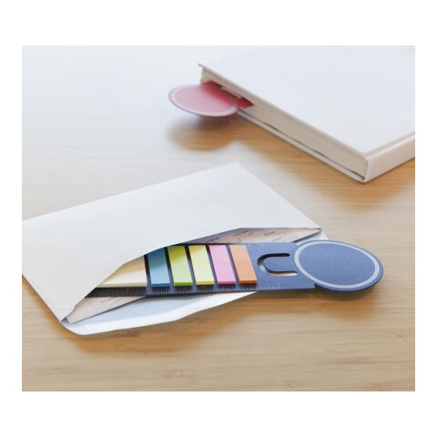 Cardboard bookmark Clay blue | No Branding | not available | not available