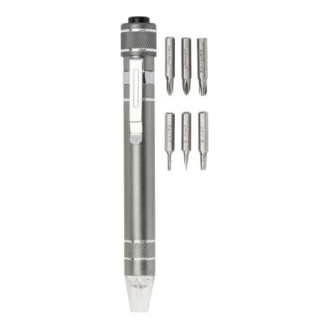 Aluminium pocket screwdriver Paquita grey | No Branding | not available | not available