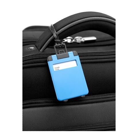 Luggage tag Jenson, ABS cobalt blue | No Branding | not available | not available