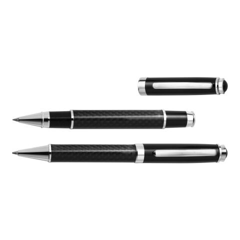 Carbon fibre and brass writing set Ziva black | No Branding | not available | not available