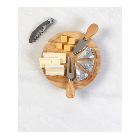 Wooden cheese plate set Bellamy brown | No Branding | not available | not available