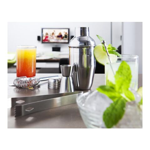 Stainless steel cocktail set Natalina silver | No Branding | not available | not available
