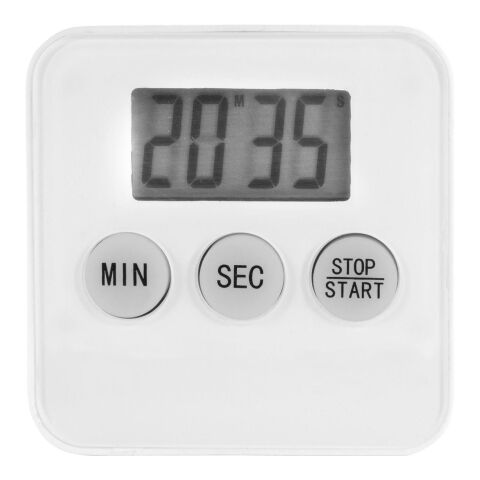 Cooking timer Nalani, ABS white | No Branding | not available | not available