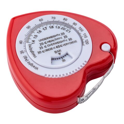 BMI tape measure Francine, ABS red | No Branding | not available | not available