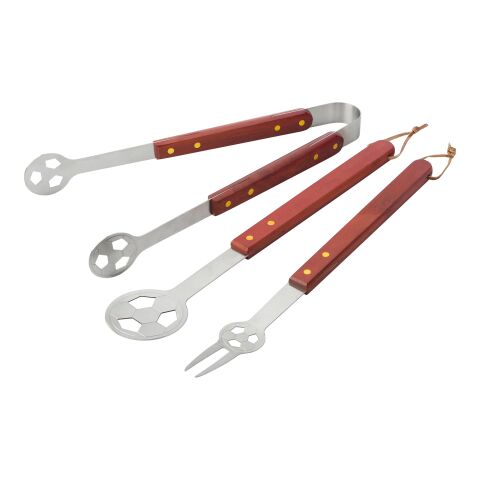 Apron with barbecue set Christina, Nylon (600D) green | No Branding | not available | not available