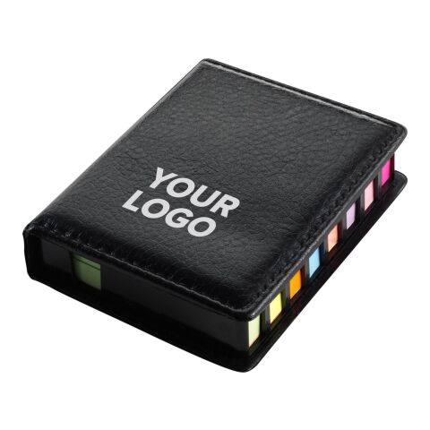 PU holder with sticky notes Pierce black | No Branding | not available | not available