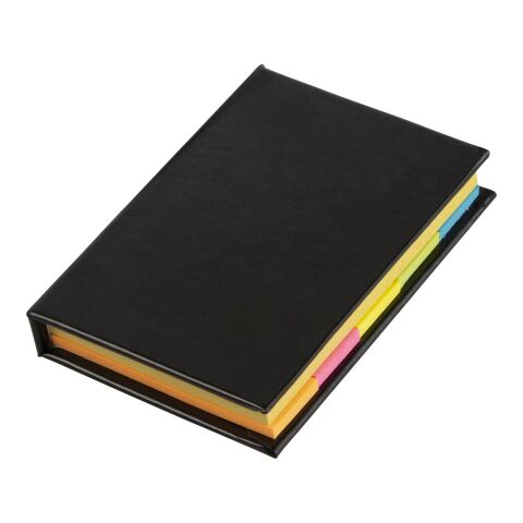 Cardboard sticky note holder Belinda black | No Branding | not available | not available