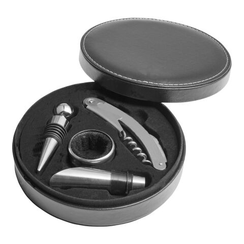 Stainless steel wine set Jeremy black | No Branding | not available | not available