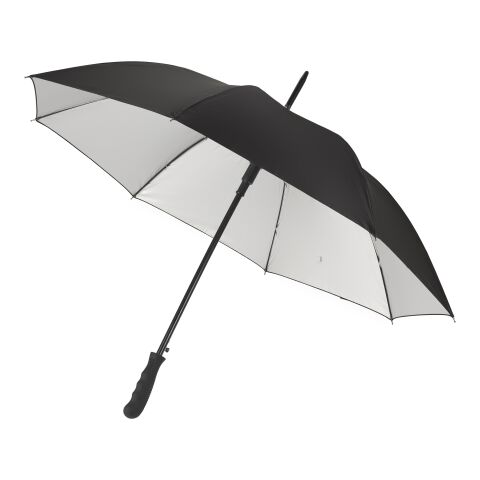 Polyester (190T) umbrella Ramona black/silver | No Branding | not available | not available