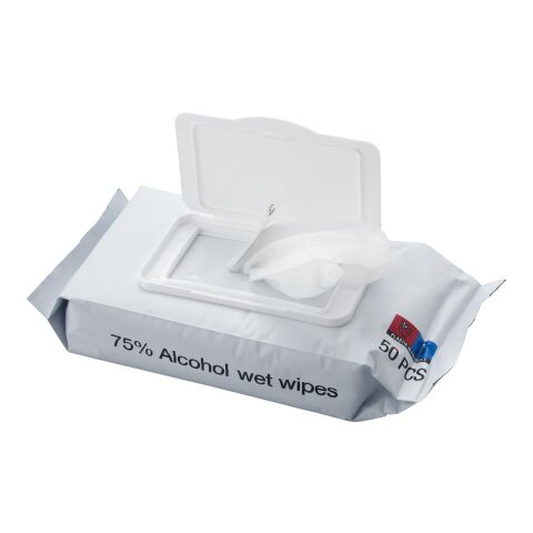 Pouch with 50 wet tissues (75% alcohol) Estella white | No Branding | not available | not available