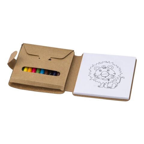Cardboard colouring set Marlon custom/multicolor | No Branding | not available | not available