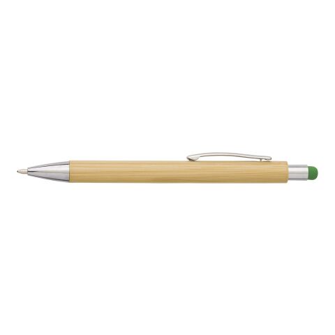 Bamboo and plastic ballpen Claire lime | No Branding | not available | not available