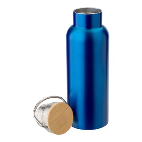 Stainless steel double-walled drinking bottle Odette blue | No Branding | not available | not available