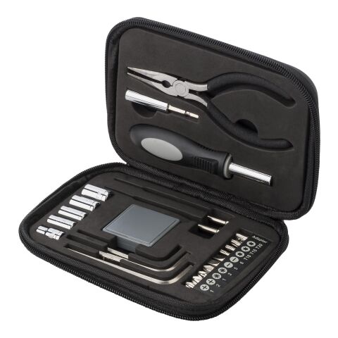 Bonded leather case tool kit Lani black | No Branding | not available | not available