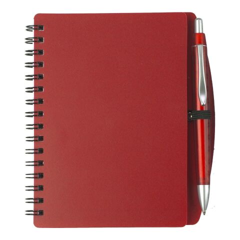 PP notebook with ballpen Kimora white | No Branding | not available | not available