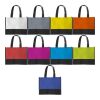 Nonwoven (80 gr/m²) shopping bag Brenda cobalt blue | No Branding | not available | not available