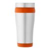 Elwood 410 ml insulated tumbler Standard | Silver-Orange | not available | No Branding | not available | not available