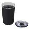 Bello 420 ml glass tumbler with recycled plastic outer wall Solid black | not available