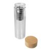 Bailey 400 ml borsilicate glass infuser bottle with bamboo lid Standard | white | Not applicable | No Branding | not available | not available