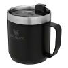 Stanley Classic 350 ml camp mug Standard | Solid black | No Branding | not available | not available