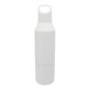 Odessy 600 ml RCS certified recycled stainless steel insulated bottle with 300 ml cup Standard | White | Not applicable | No Branding | not available | not available