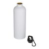 Oregon 750 ml matte RCS recycled single wall stainless steel water bottle with carabiner Standard | White | No Branding | not available | not available
