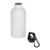 Oregon 400 ml sublimation RCS recycled single wall stainless steel water bottle with carabiner Standard | White | Not applicable | No Branding | not available | not available