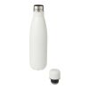 Cove 750 ml RCS recycled single wall stainless steel water bottle Standard | White | No Branding | not available | not available