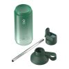 Ocean Bottle GO Clear 710 ml water bottle Forest green