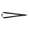 Impey lanyard with convenient hook Standard | Black | not available | No Branding | not available | not available | not available