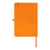 Teak A5 recycled hard cover notebook with lined pages Standard | Orange | not available | No Branding | not available | not available