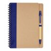 Priestly recycled notebook with pen Standard | Natural-Navy | not available | No Branding | not available | not available | not available